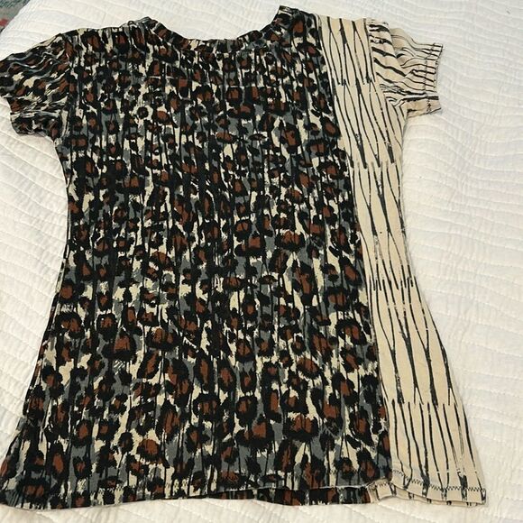 Heyne Bogut leopard print tee  2 - Picture 1 of 7